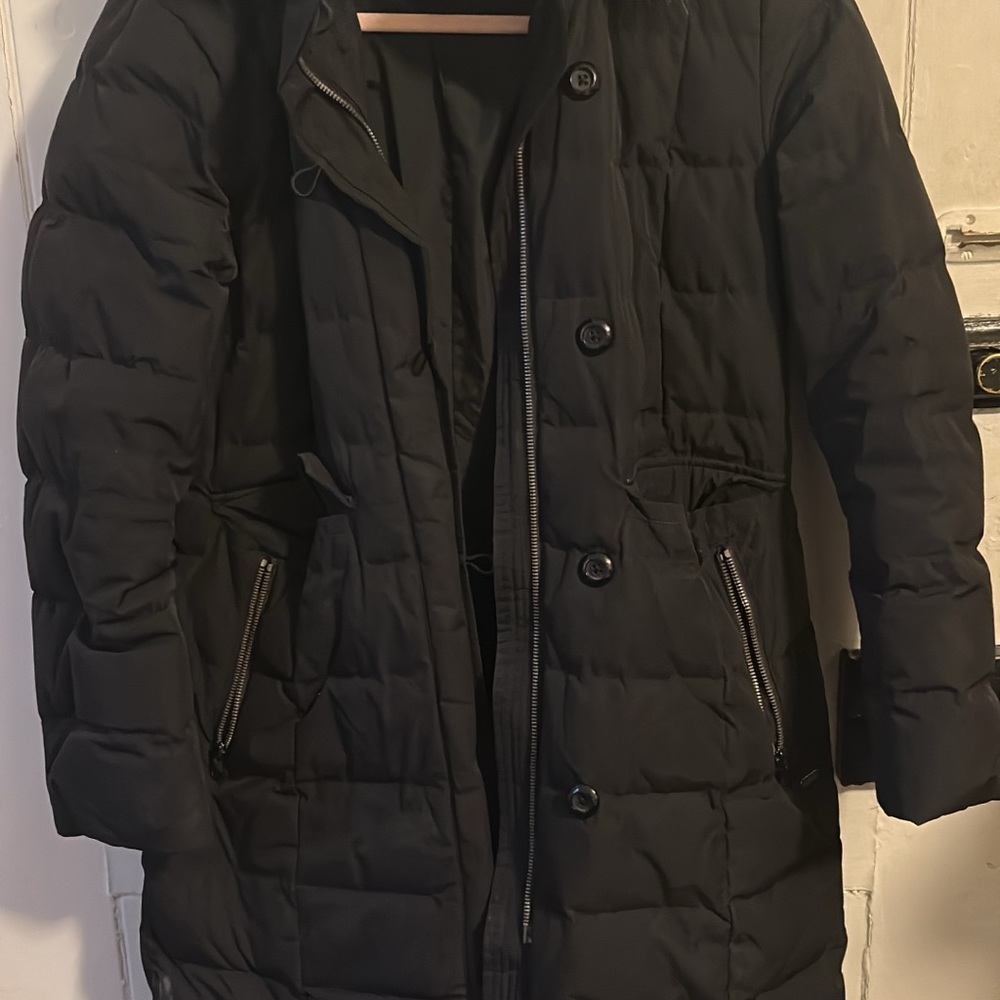 Lands' End Women's Black Puffer Coat